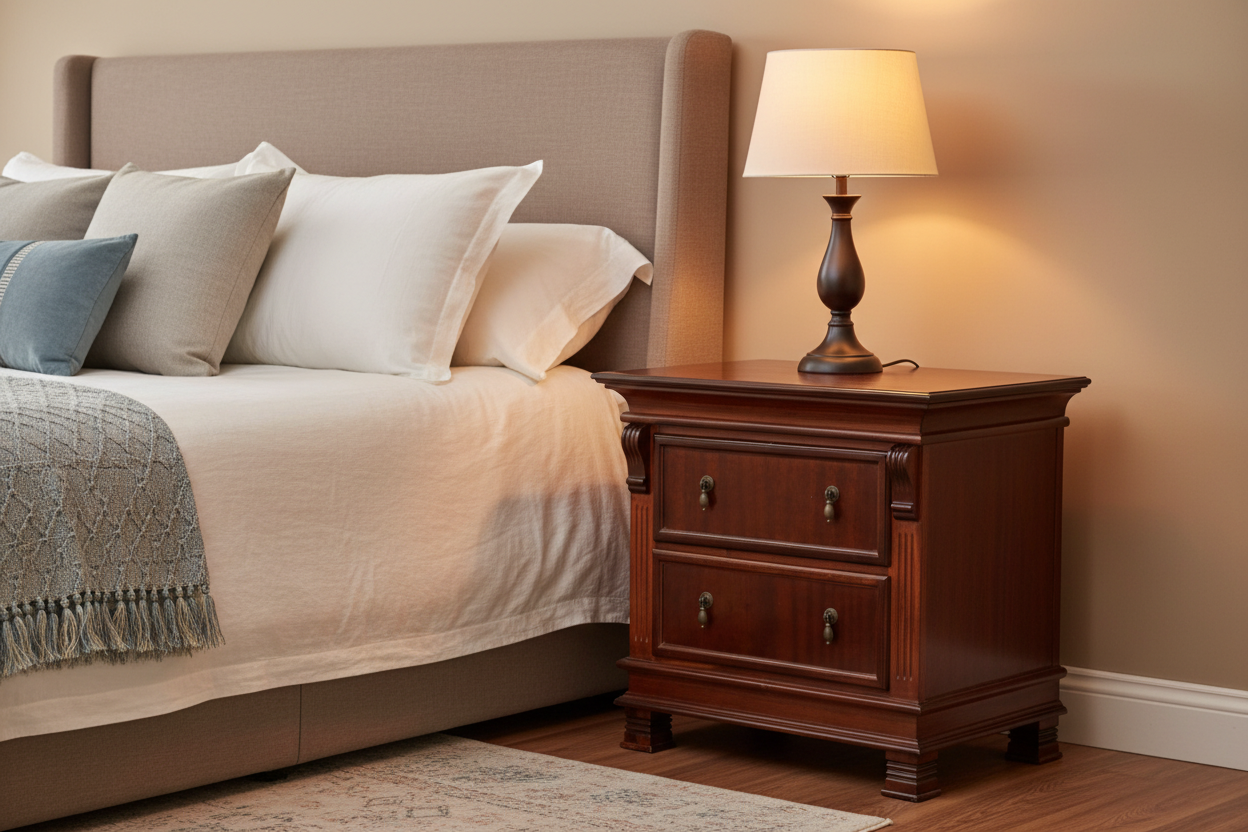 Lovely pair of mahogany Bedside Pedestals.