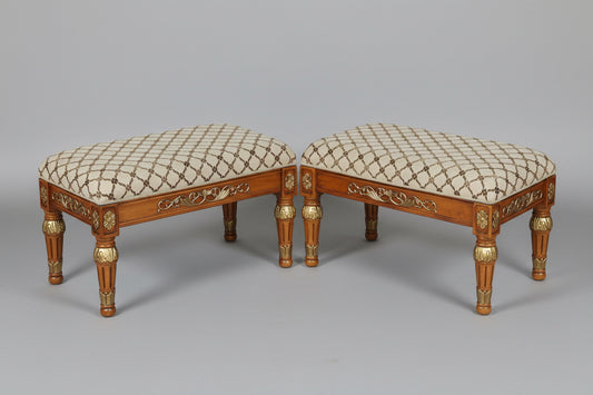 Pair of Gilded beechwood Stools