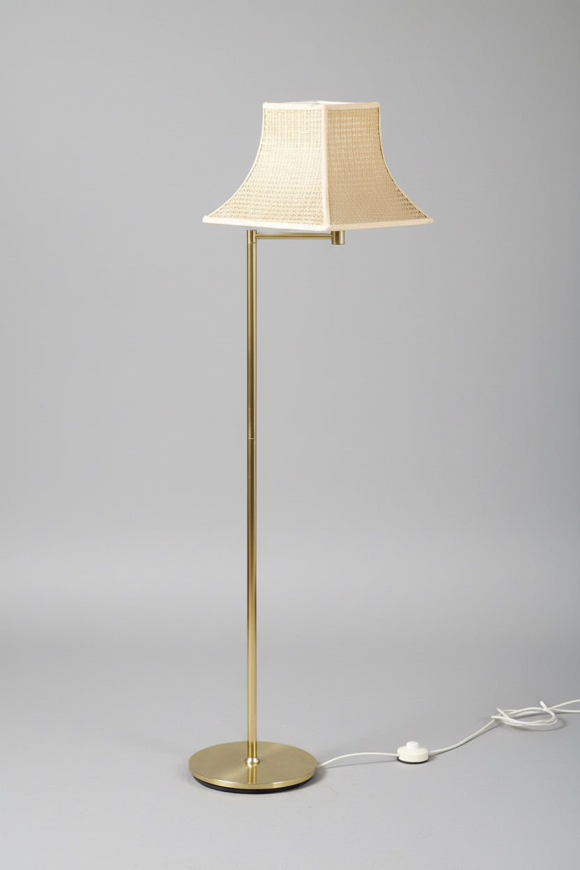 Mid to late 20th Century Brass Floor Lamp