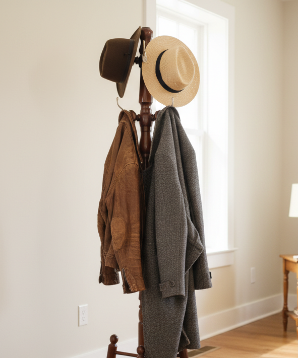 Vintage Hat and Coat stand