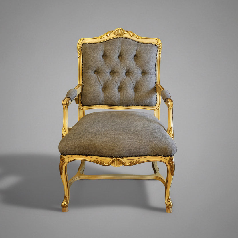 Louis XV style Bedroom Chair, mid 20th Century