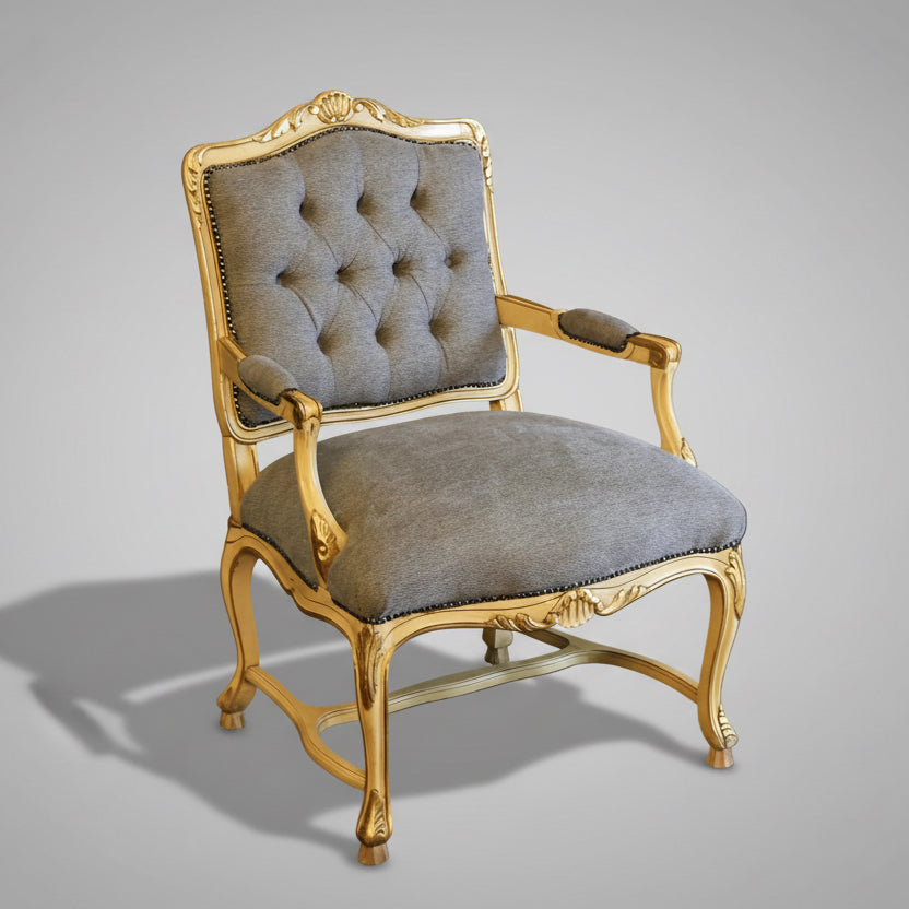 Louis XV style Bedroom Chair, mid 20th Century