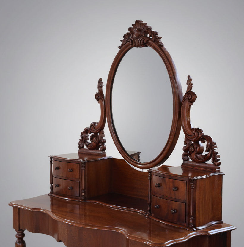 Victorian Mahogany Duchess Dressing Table, circa 1860
