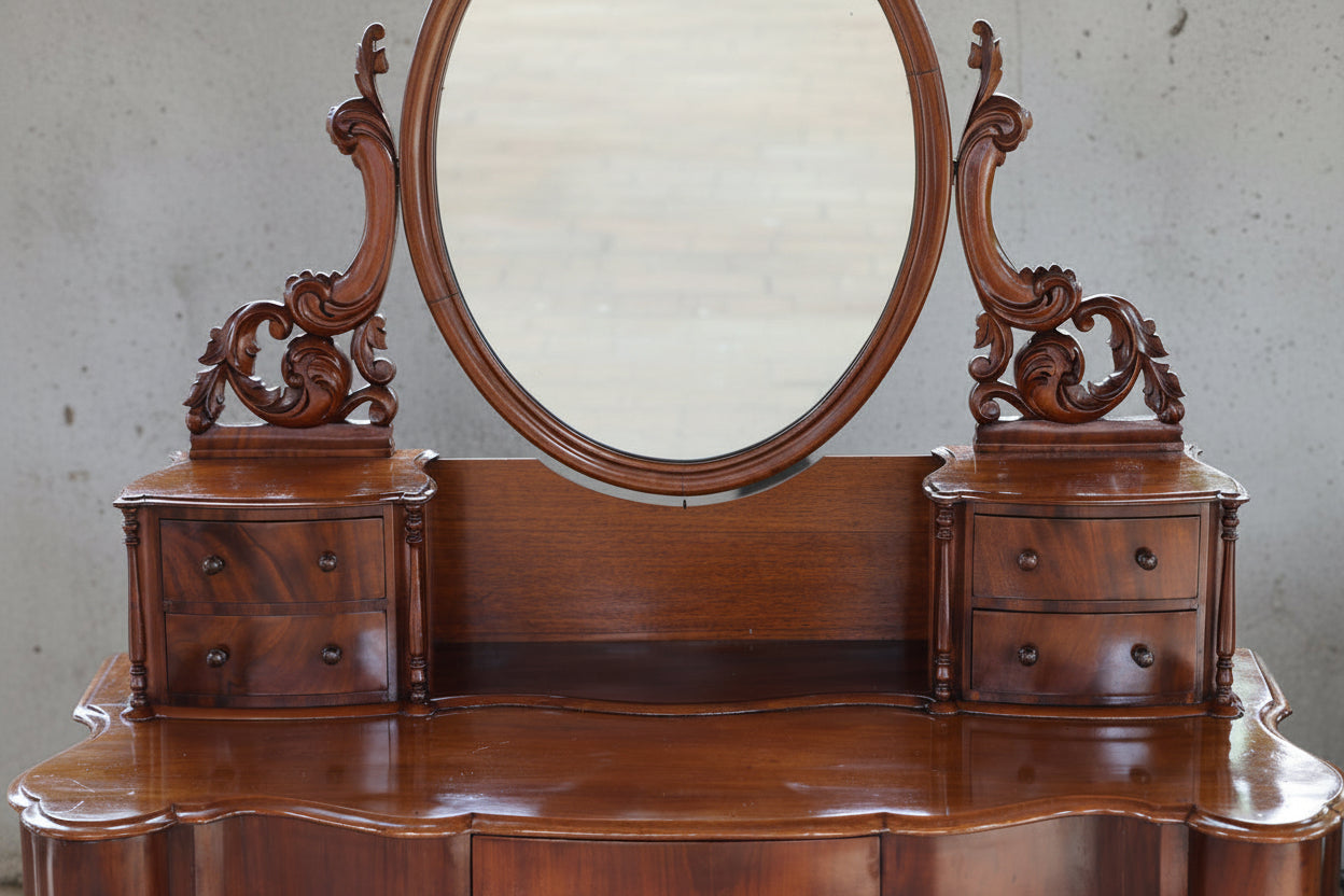 Victorian Mahogany Duchess Dressing Table, circa 1860