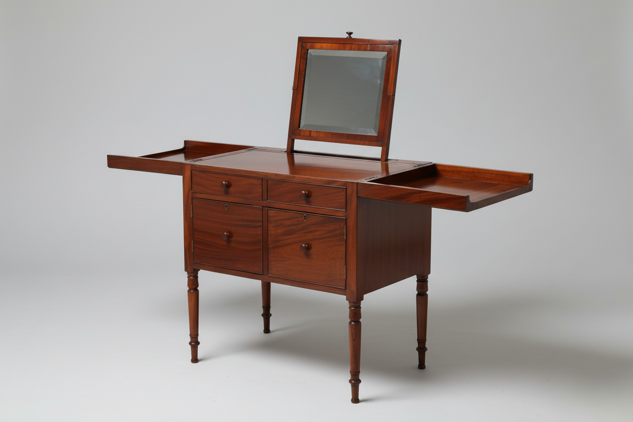 Early Victorian mahogany metamorphic Wash Stand