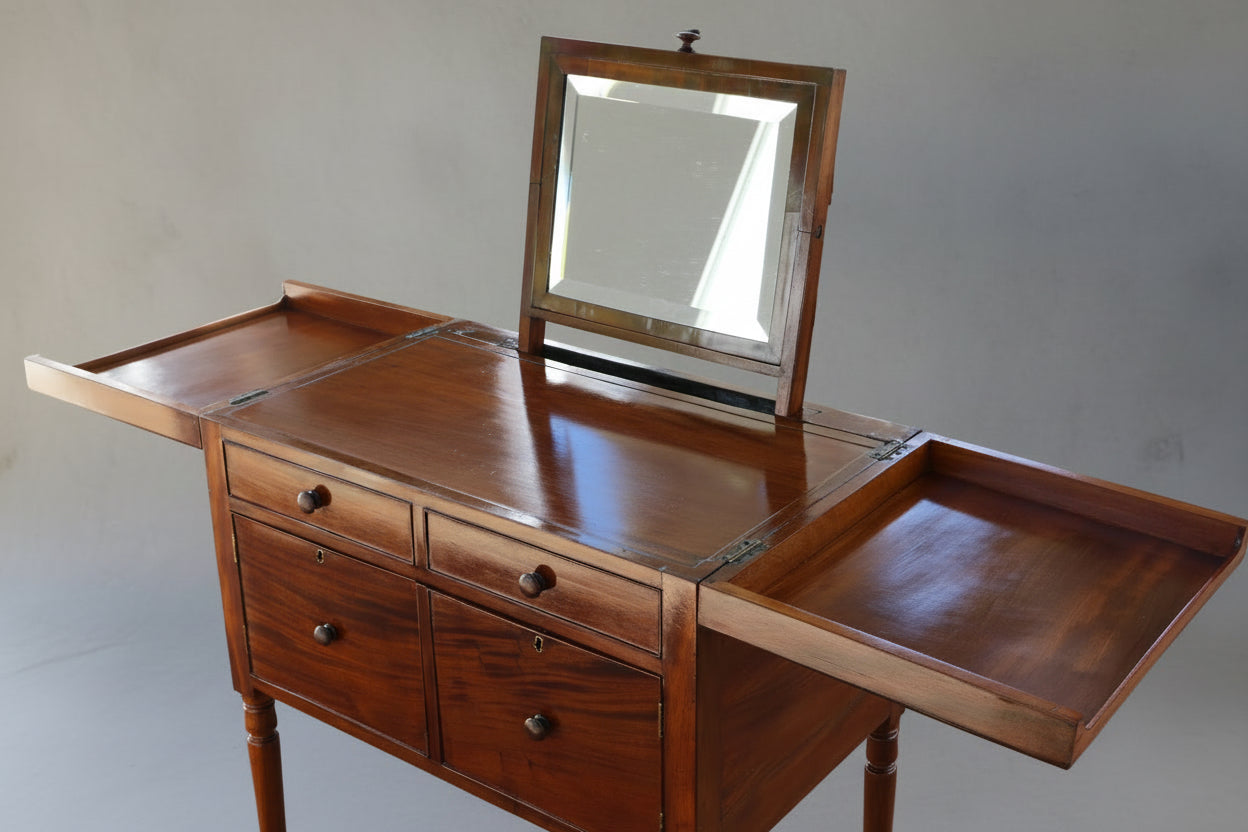 Early Victorian mahogany metamorphic Wash Stand