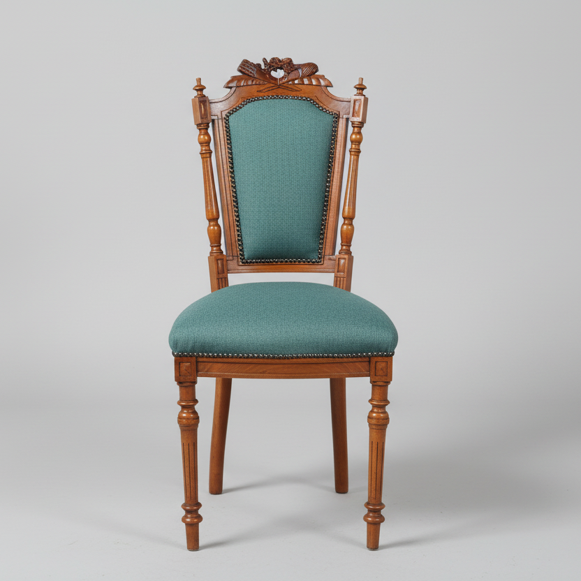 Pair of 19th Century French walnut Side Chairs