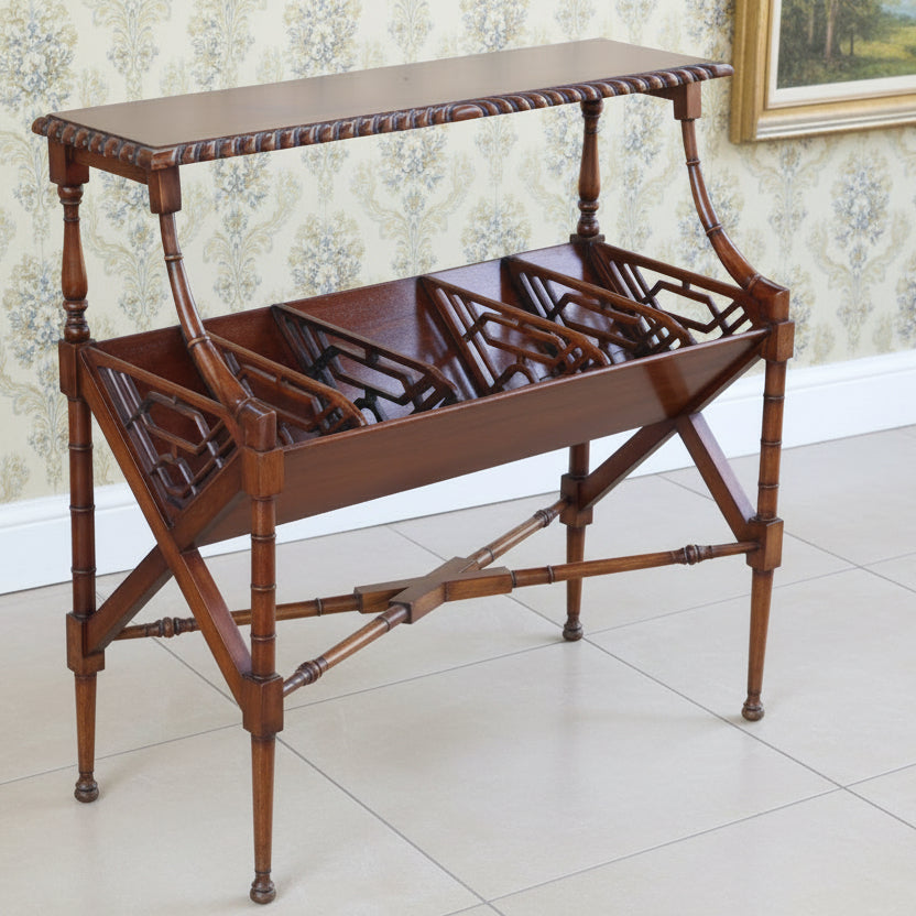 Mahogany Book Trough - SOLD QUICKLY