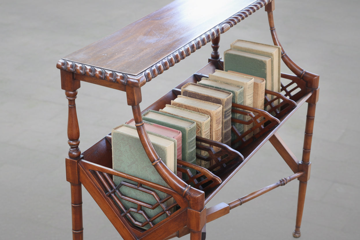 Mahogany Book Trough - SOLD QUICKLY
