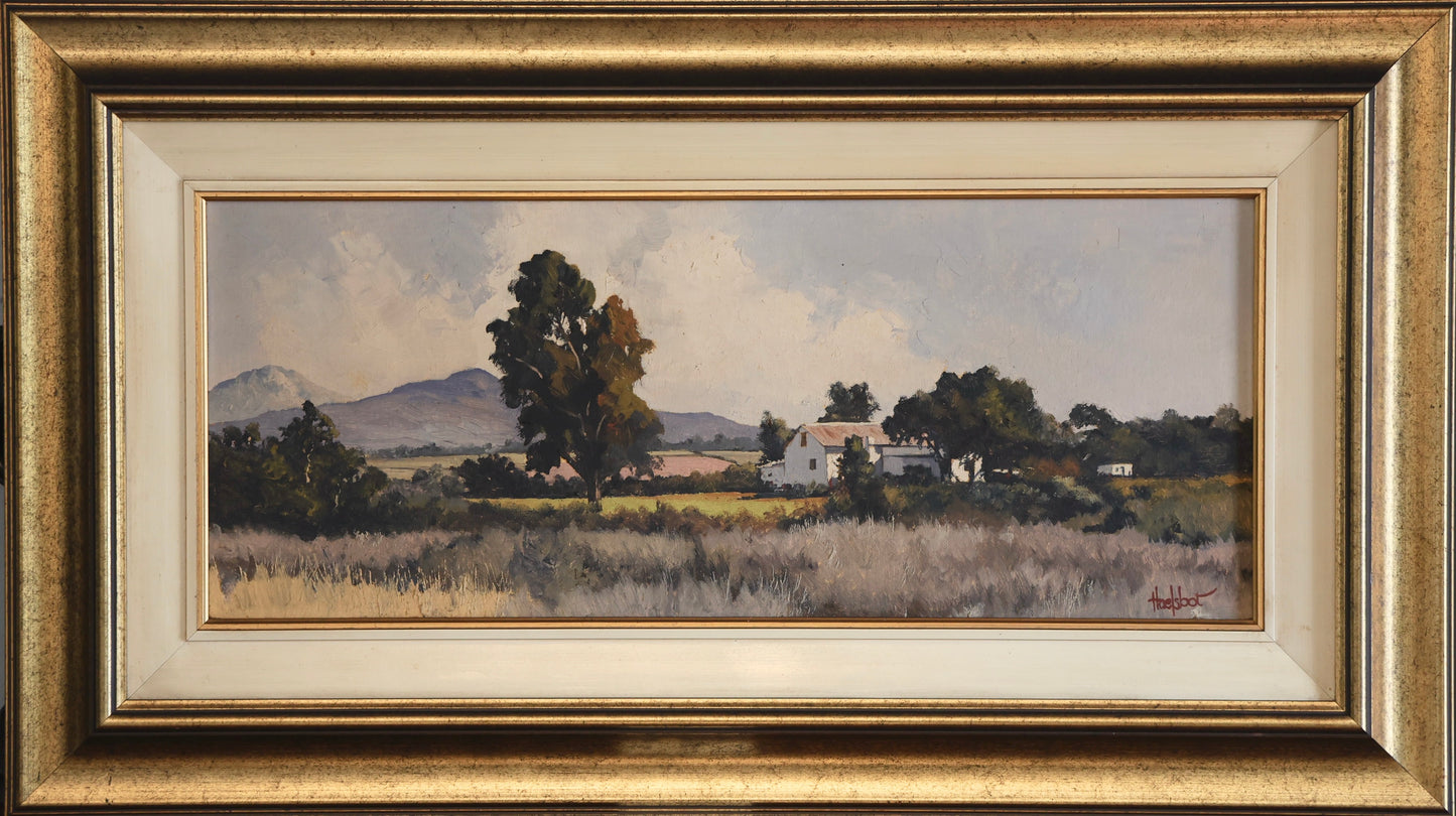 Ted HOEFSLOOT (SA 1930-2013) - Oil on board - Louterwater Eastern Cape