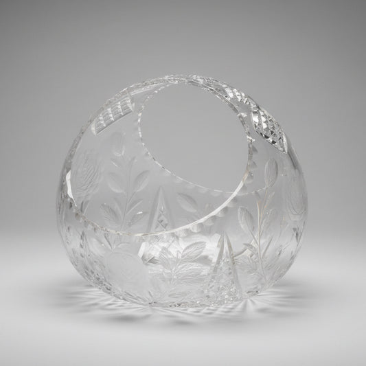Stunning Cutglass Basket