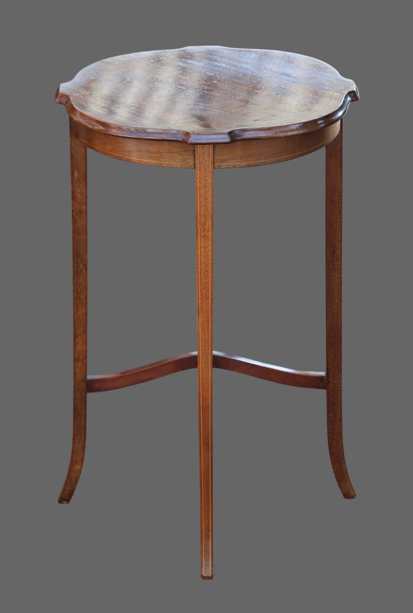 Edwardian inlaid mahogany Side Table