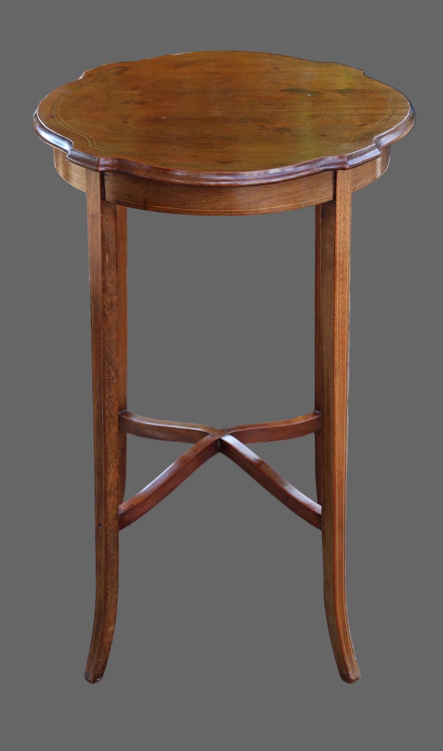 Edwardian inlaid mahogany Side Table