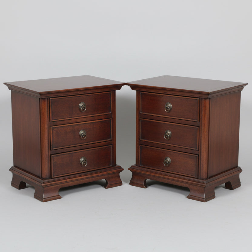 Pair of mahogany Bedside Pedestals