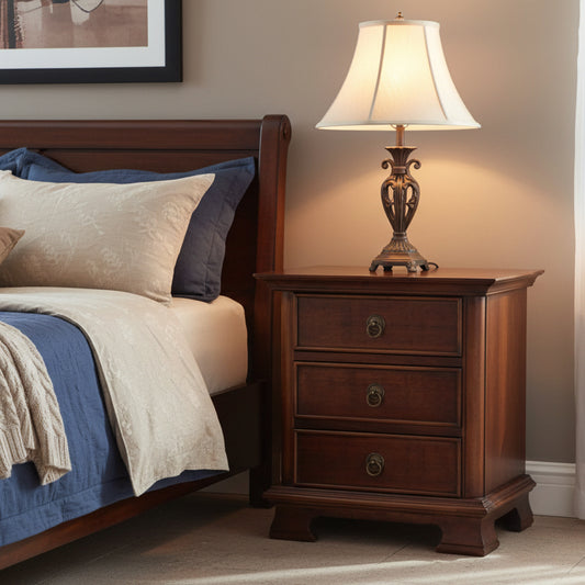 Pair of mahogany Bedside Pedestals