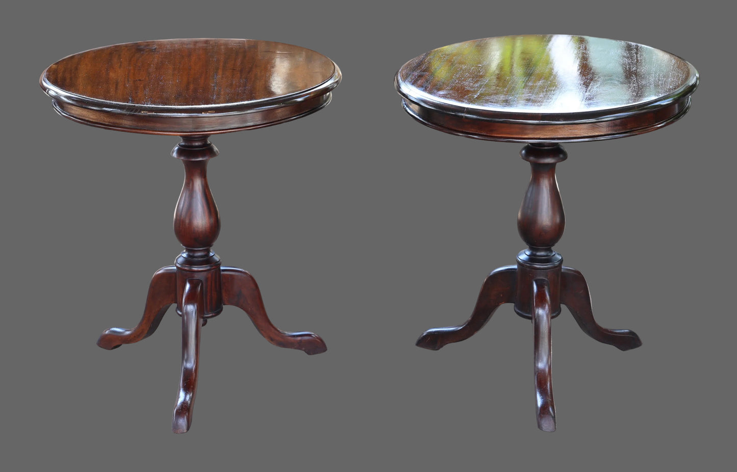 Pair of mahogany Lamp/Side Tables