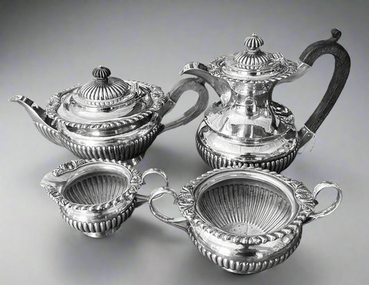 Silver-plated Teaset