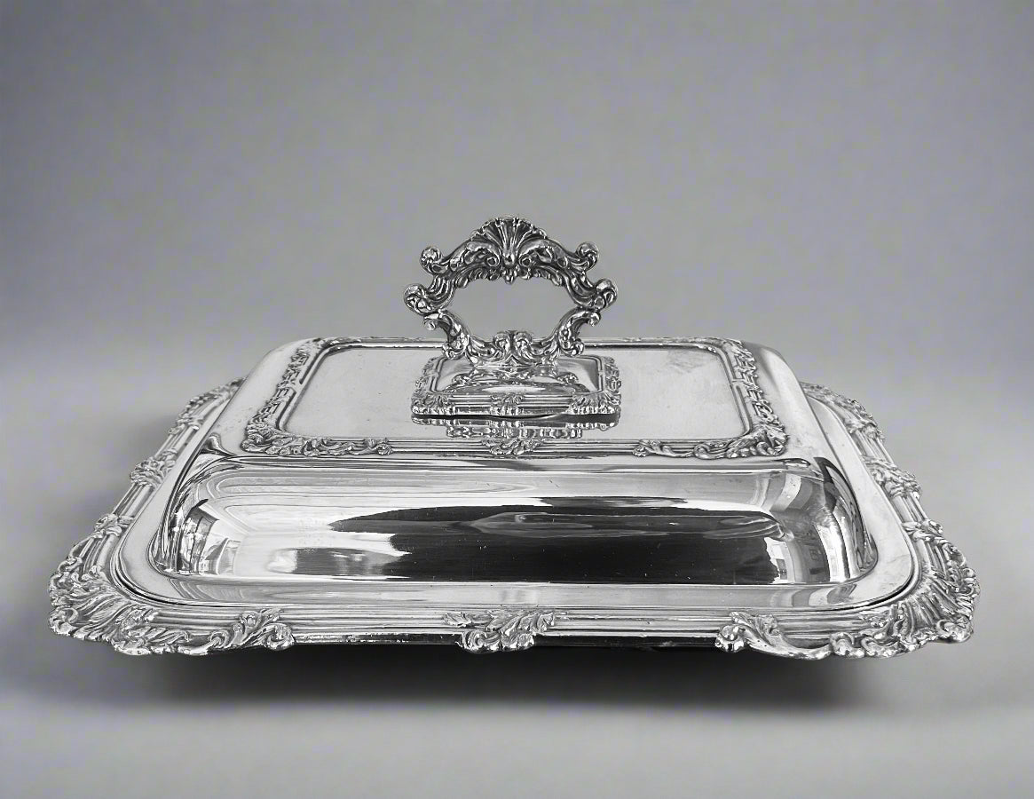 Silver Plated Entree Dish