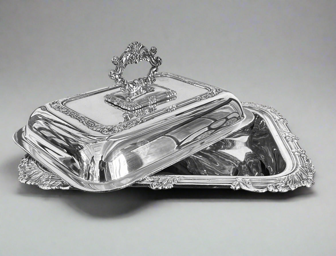 Silver Plated Entree Dish