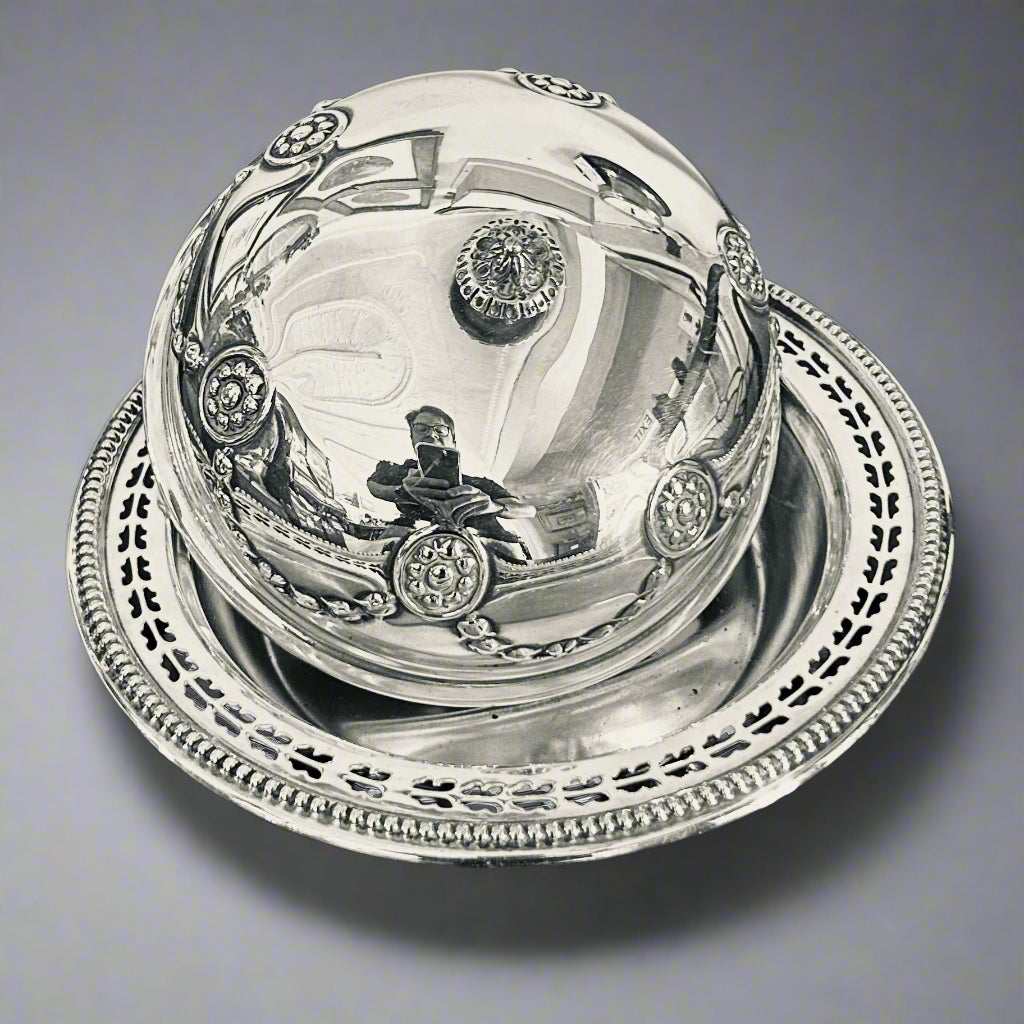 Silver Plate Butter Dish