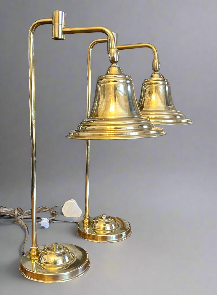 Vintage Brass Side Lamps