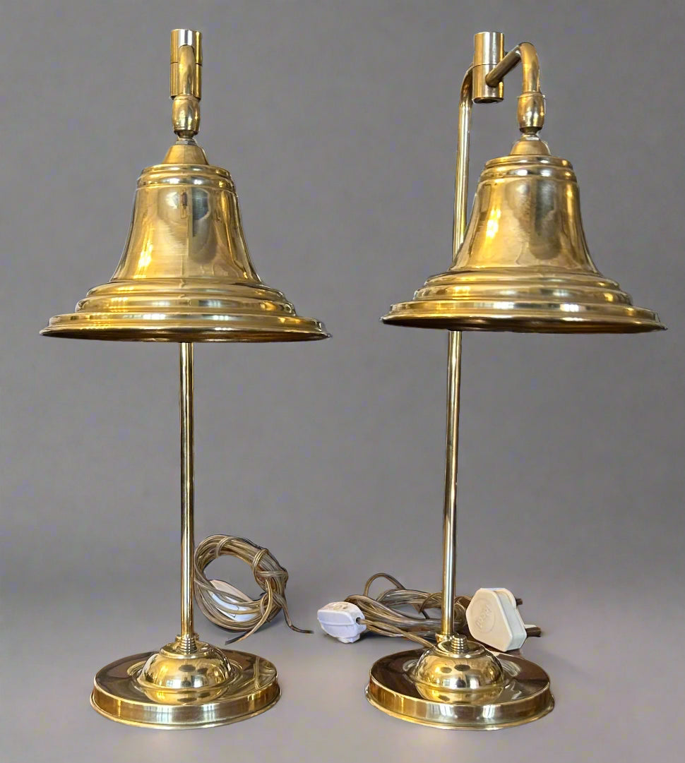 Vintage Brass Side Lamps