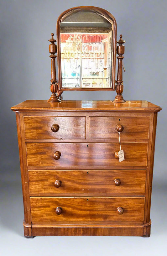 Victorian blonde mahogany Dressing Chest