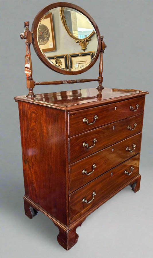 Georgian mahogany Dressing Chest