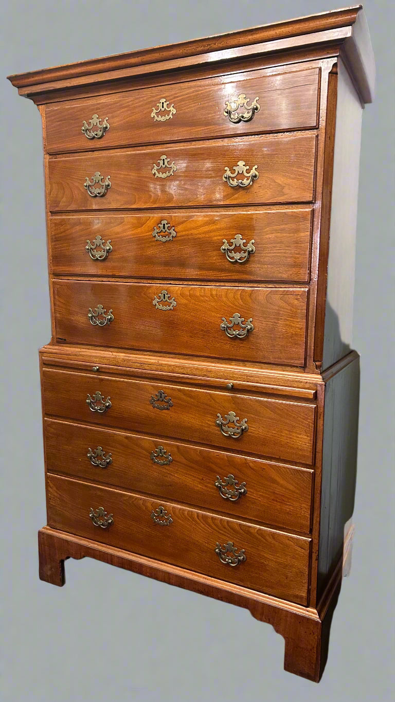 Georgian mahogany Chest on Chest