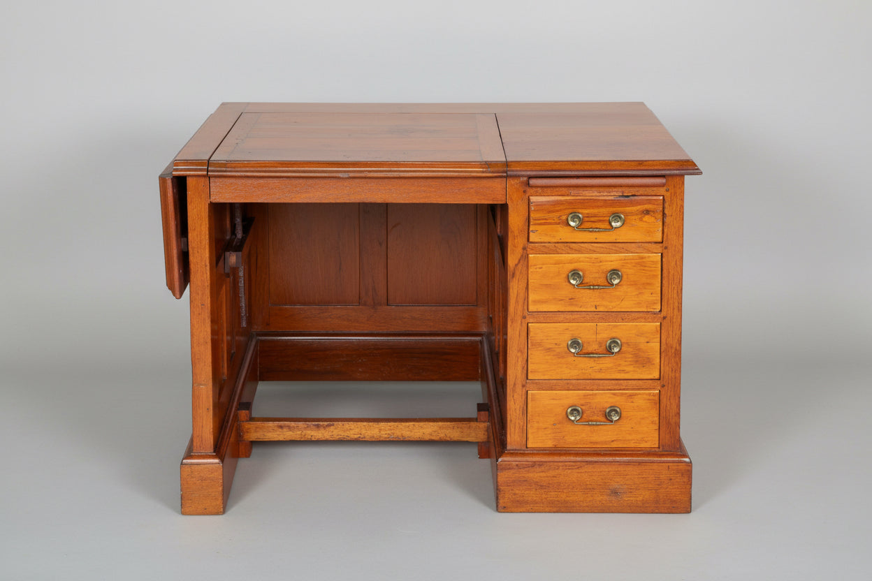 Early 20th Century teak Architect's Desk