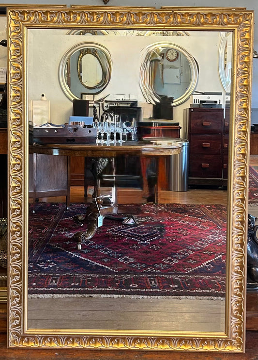 Gilt framed Bevelled Mirror