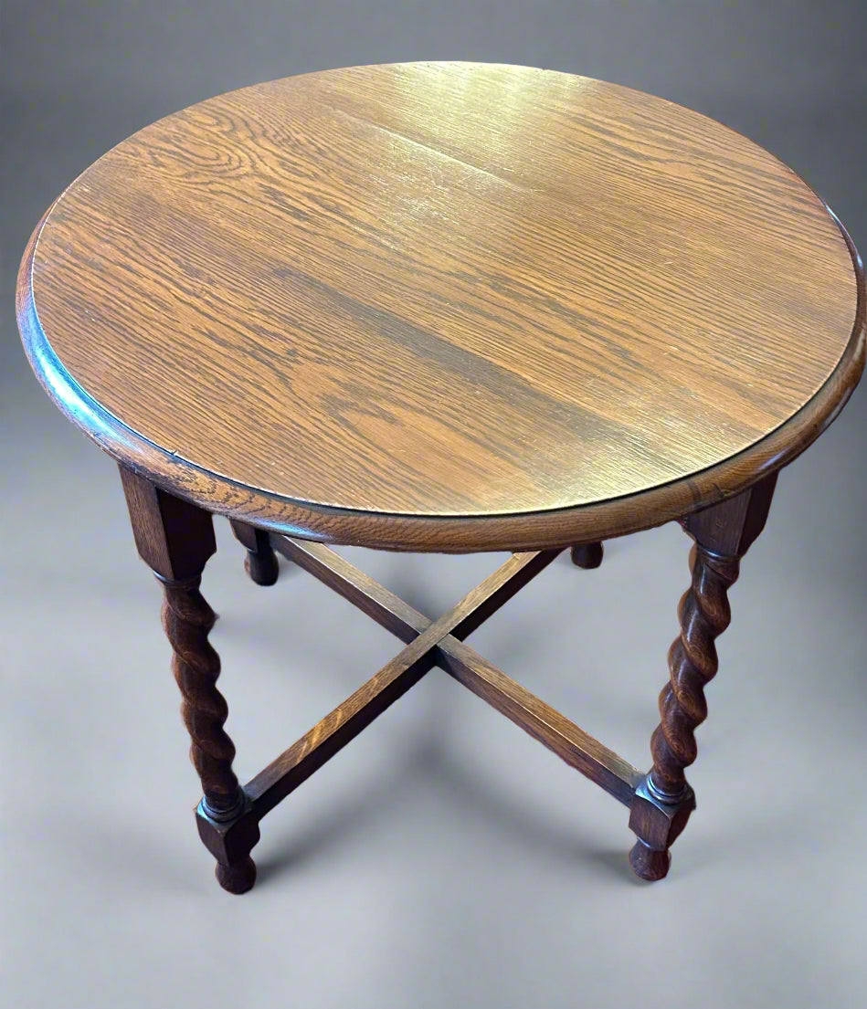 1920's Oak Side Table