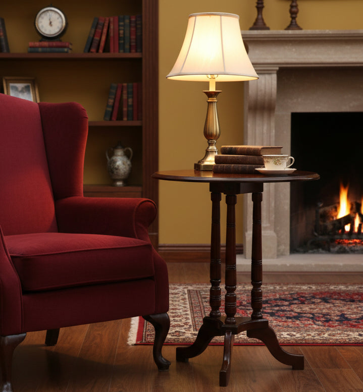 Circular mahogany Lamp Table