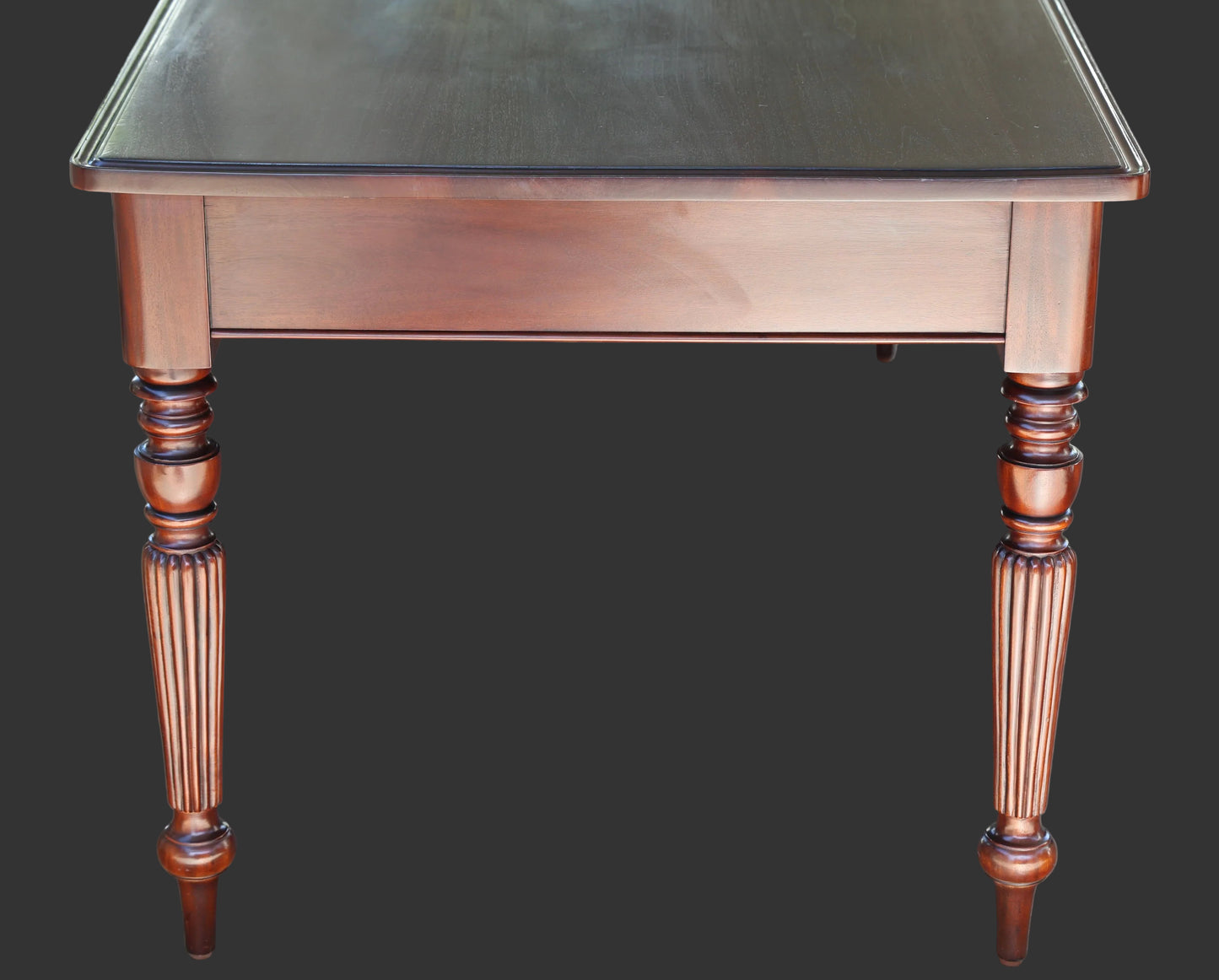 William IV style mahogany Library/Writing Table.