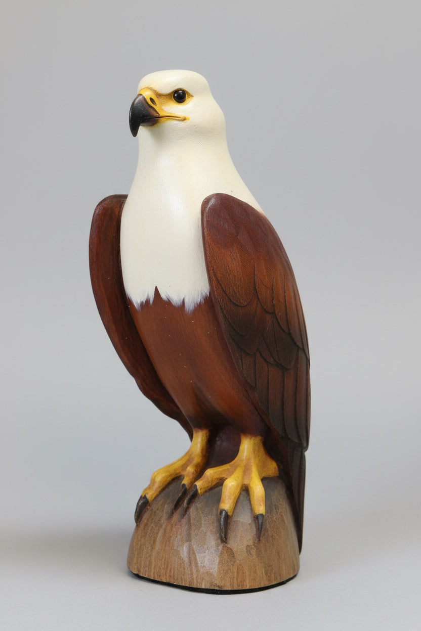 Feathers of Knysna composite Fish Eagle - in original box with document - SOLD