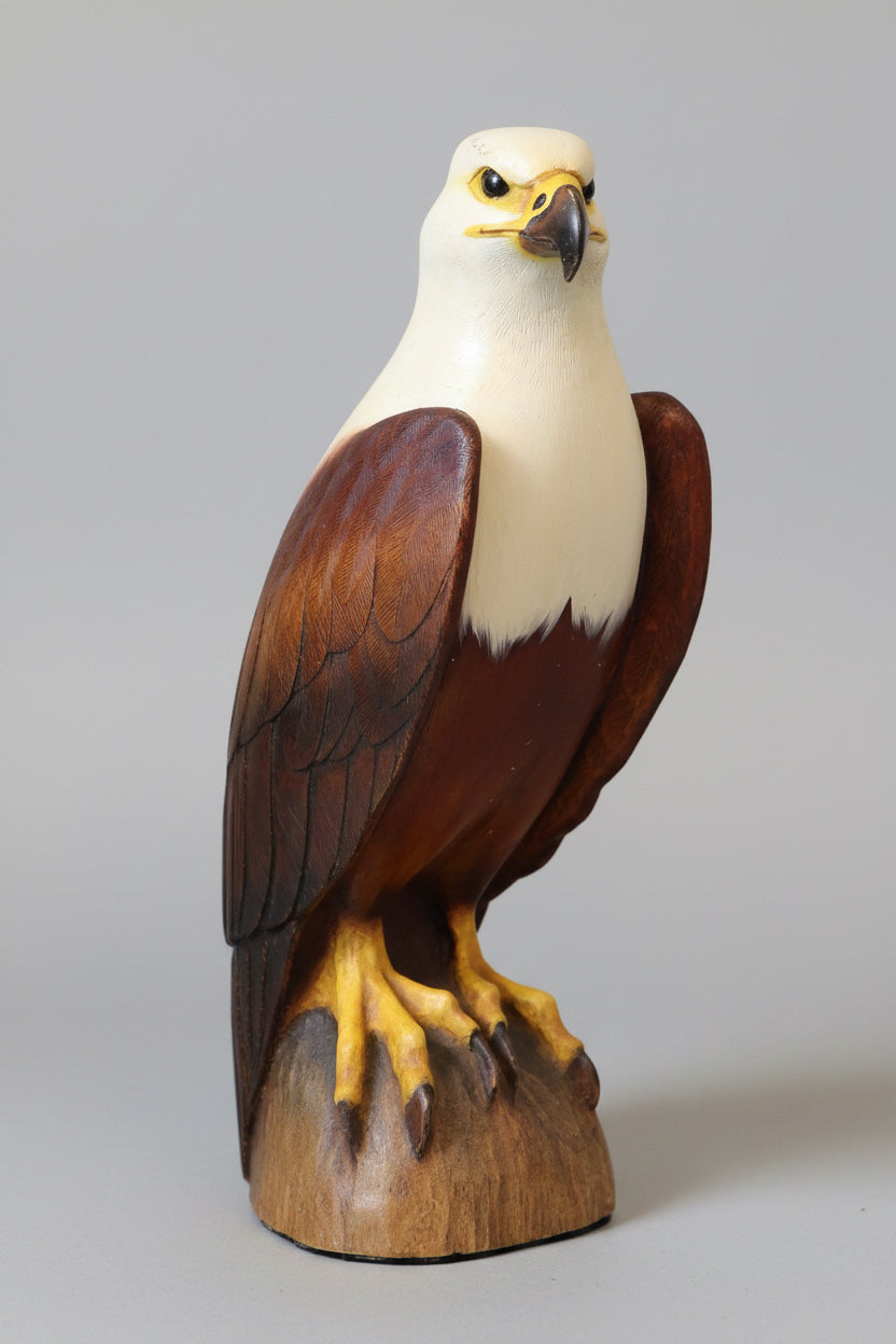 Feathers of Knysna composite Fish Eagle - in original box with document - SOLD