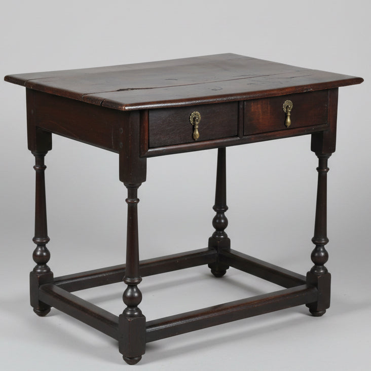 Early 18th-Century Walnut and oak Lowboy/Side Table with Great Patina - SOLD