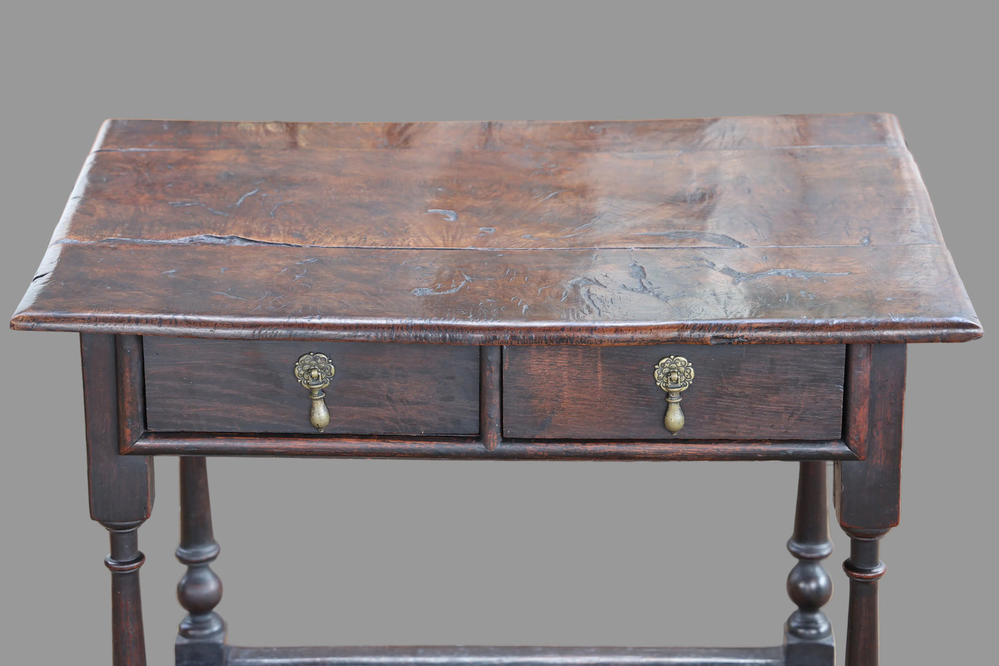 Early 18th-Century Walnut and oak Lowboy/Side Table with Great Patina - SOLD