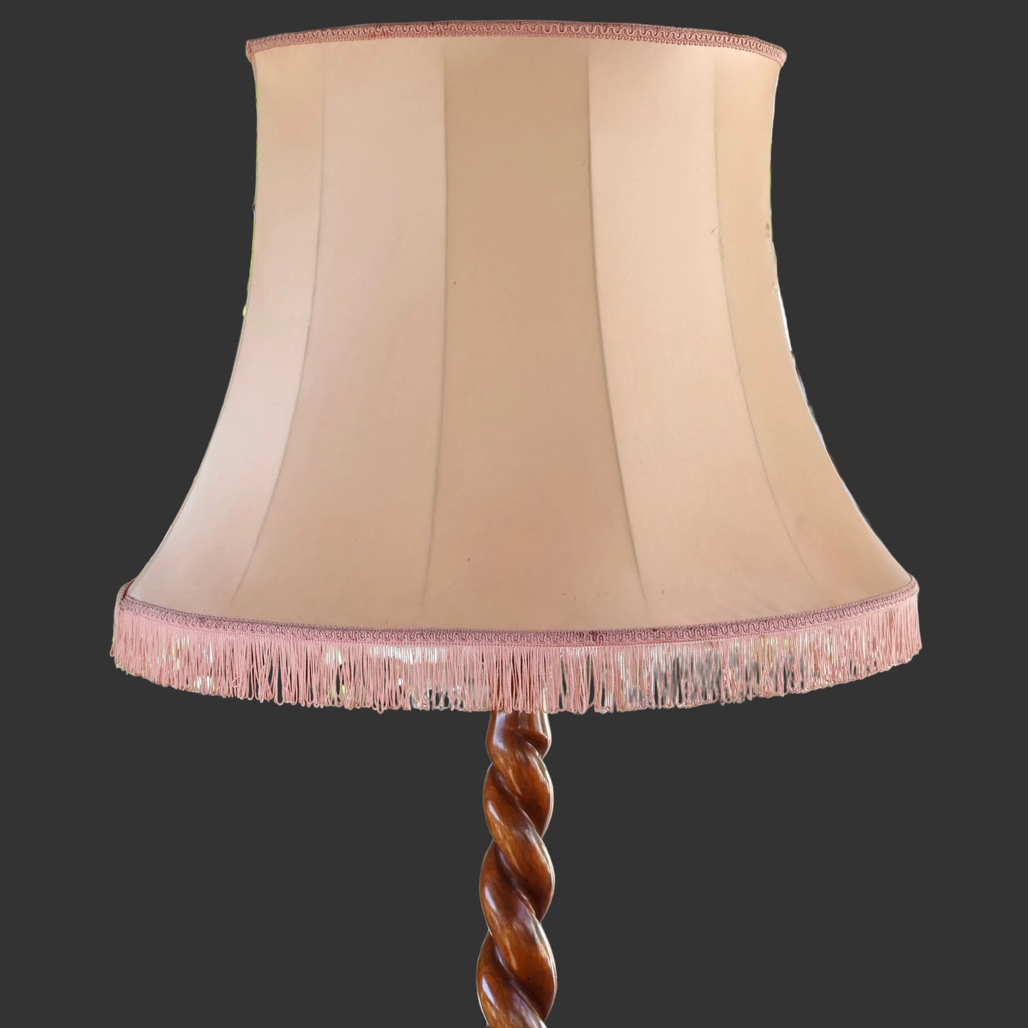 Early 20th Century barley-twist Standard Lamp