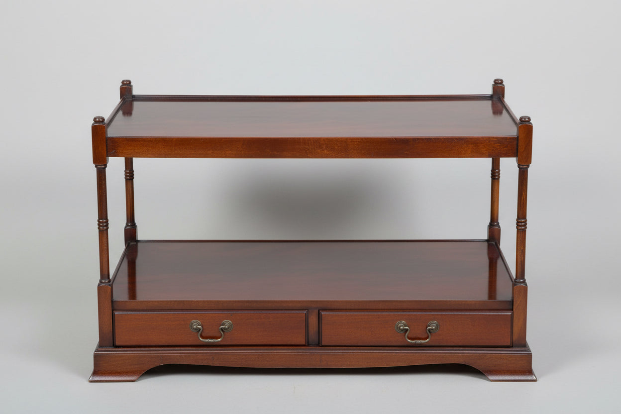 Two tier Georgian style mahogany Coffee Table -SOLD