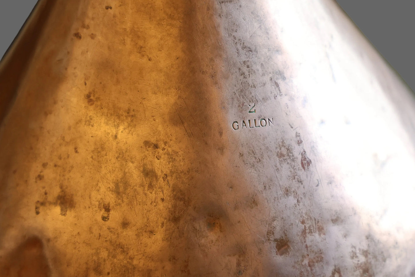 19th Century Copper 2 Gallon Measure
