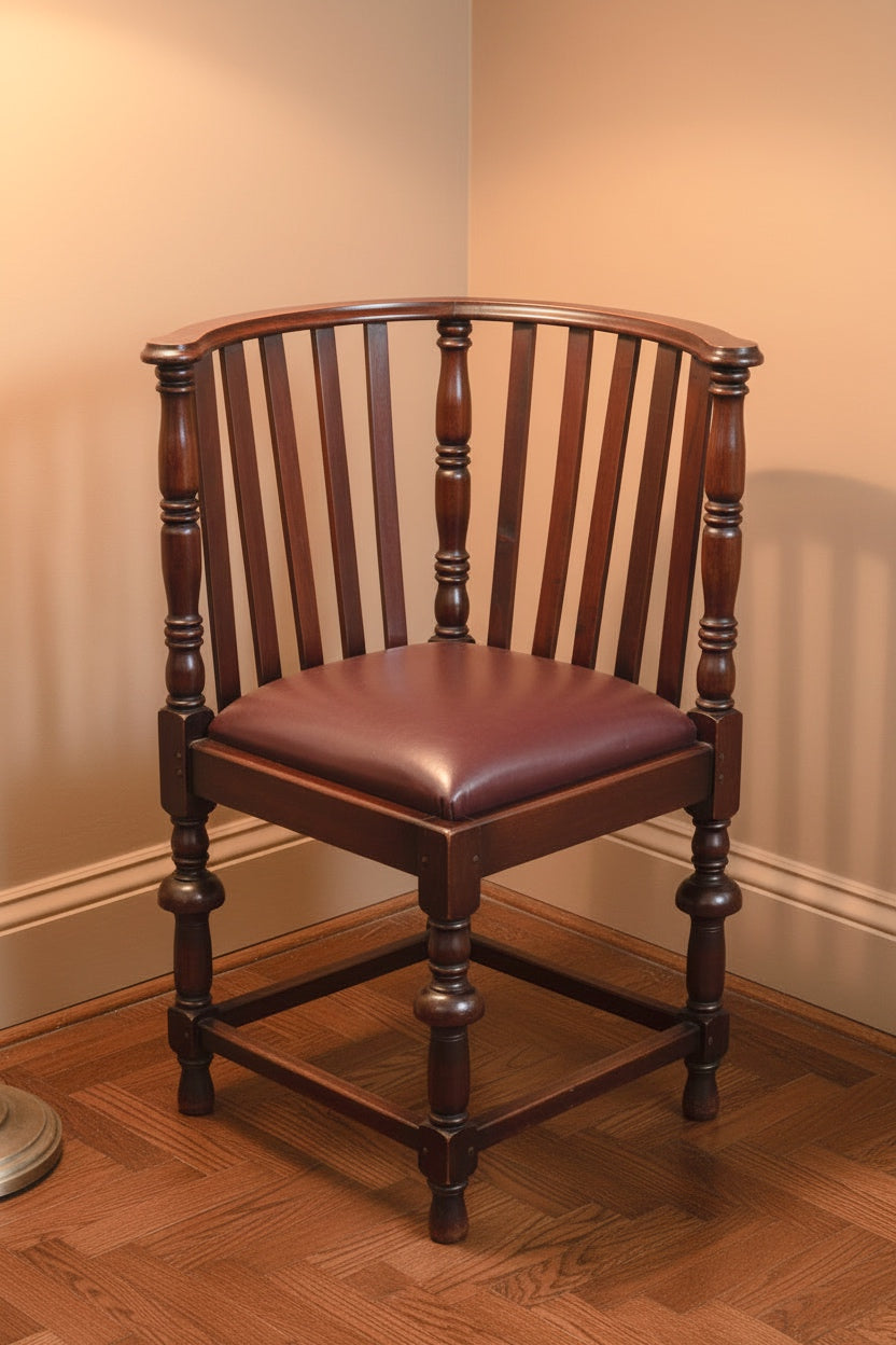 1920's mahogany Corner Chair