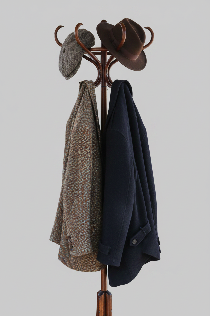Vintage bentwood revolving Hat & Coat Stand