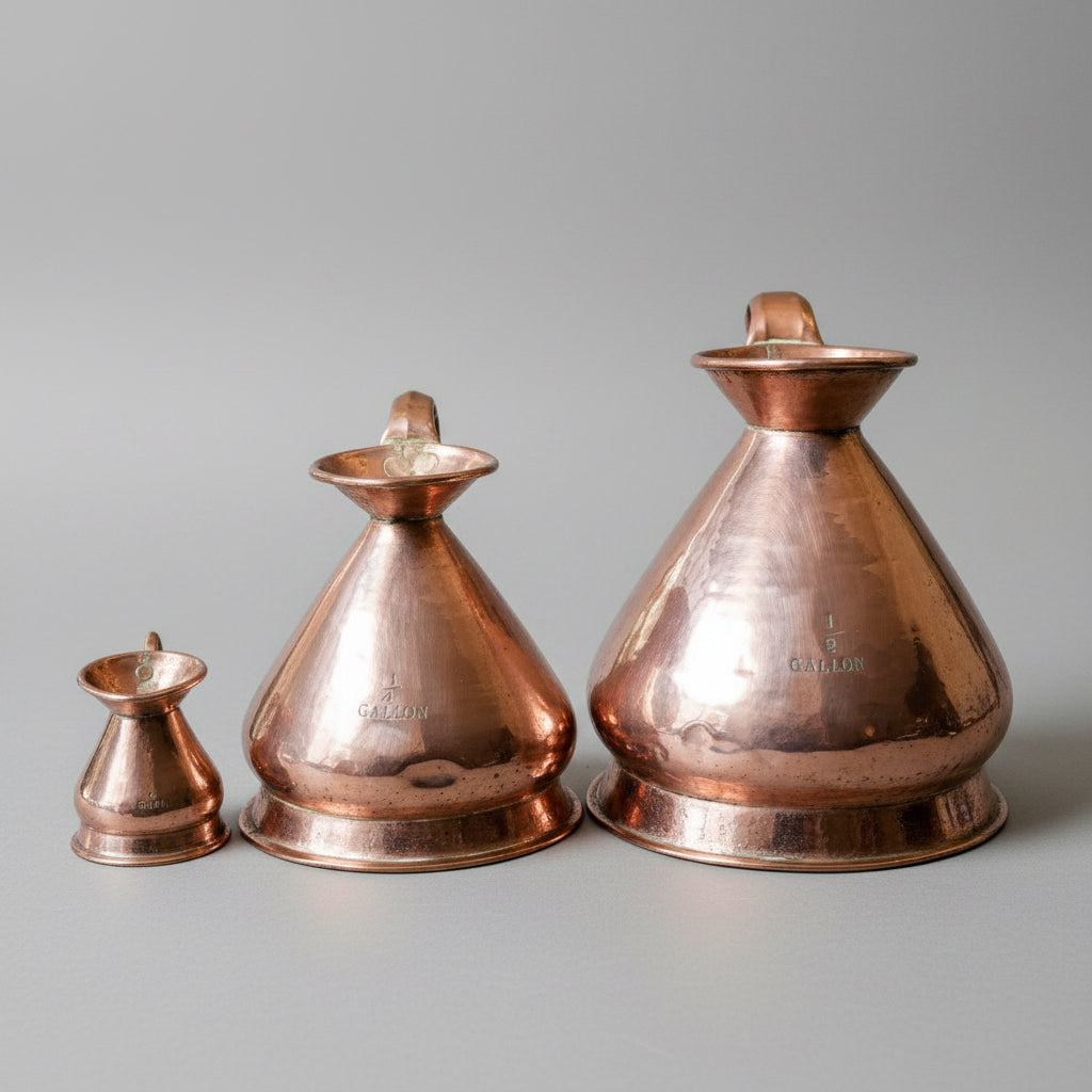 19th Century Copper 1/4 Gallon Measure - SOLD