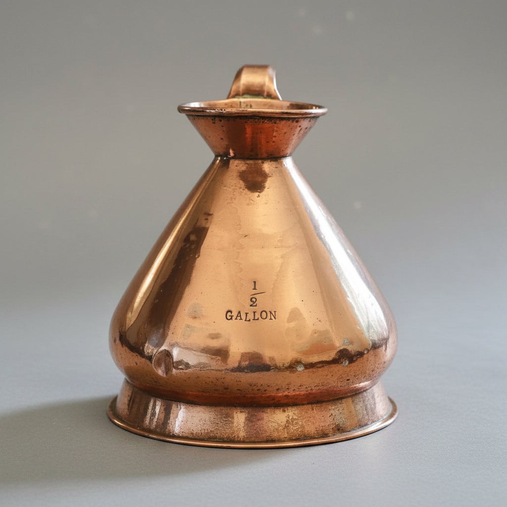 Two 19th Century Copper ½ Gallon Measures