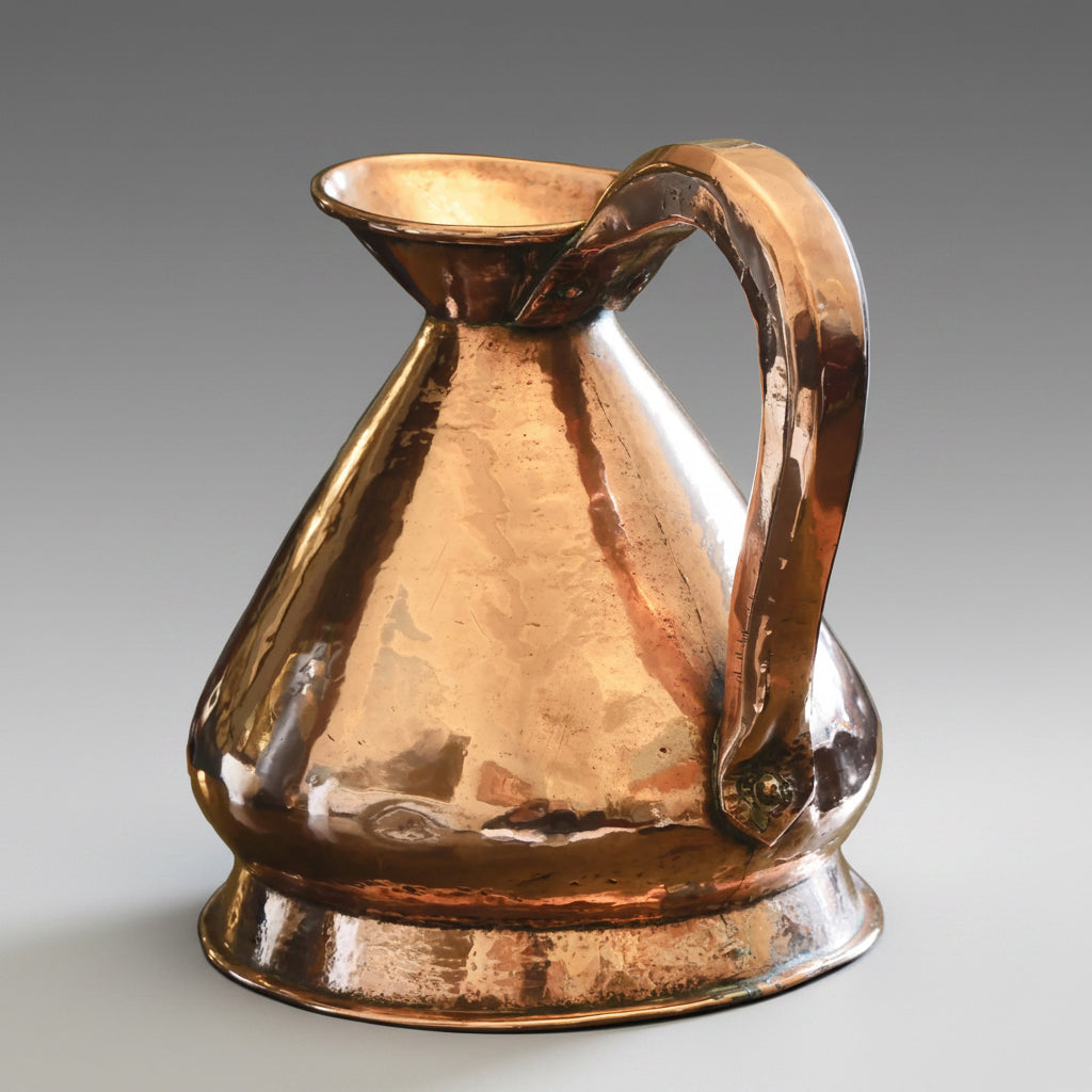 Two 19th Century Copper ½ Gallon Measures