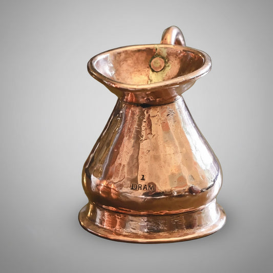 19th Century Copper 1 Dram Gallon Measure - SOLD
