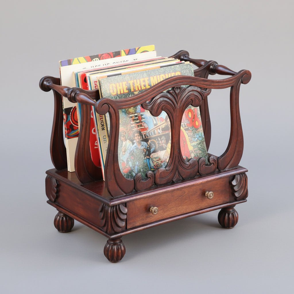 Victorian style mahogany Canterbury - SOLD
