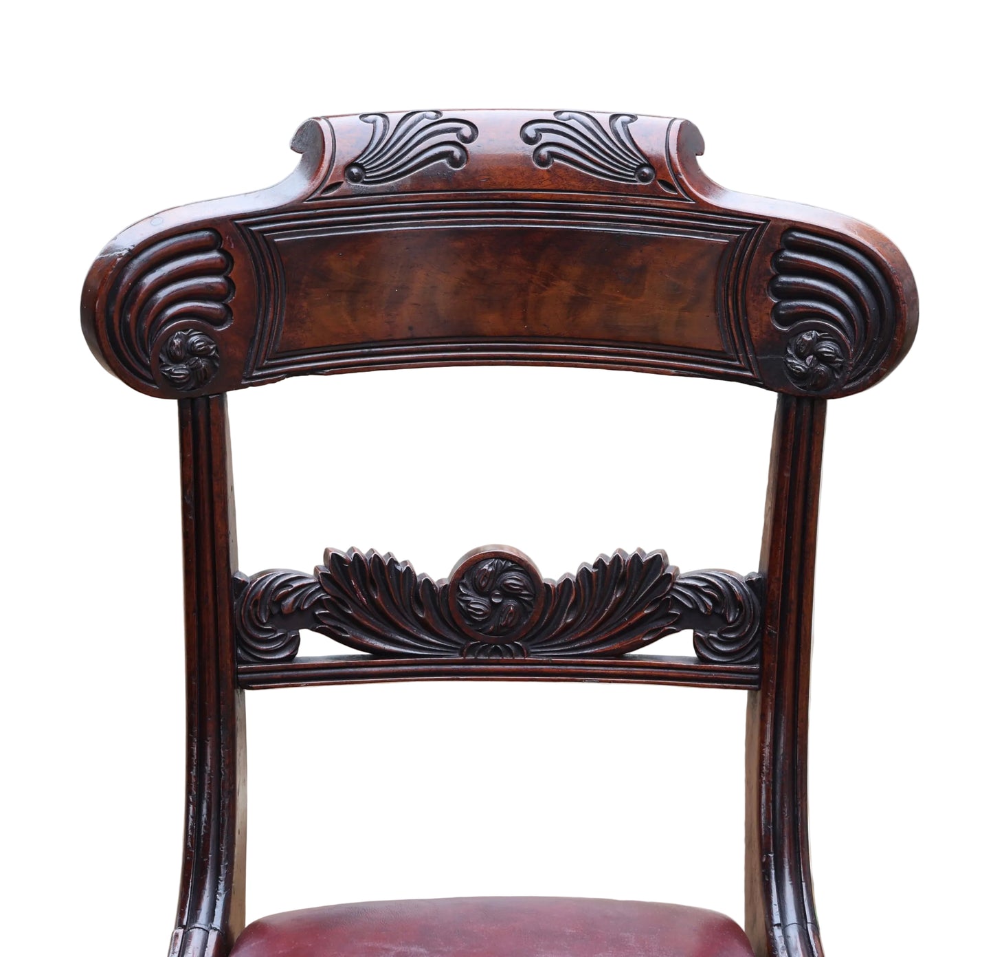 Set of four William IV Mahogany Dining Chairs