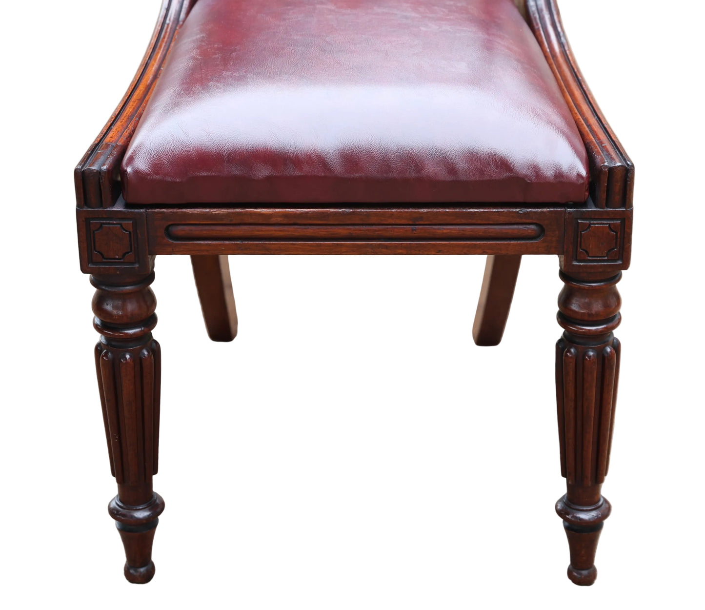 Set of four William IV Mahogany Dining Chairs